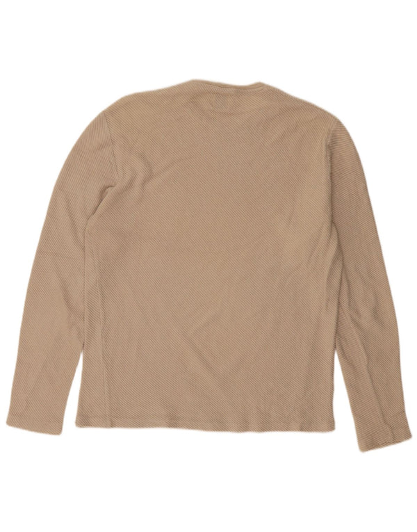 ZARA Herren Top Langarm Large Beige