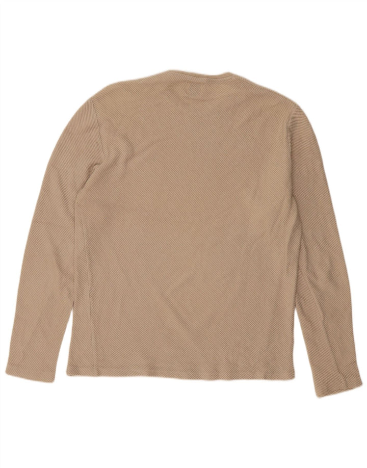 ZARA Herren Top Langarm Large Beige