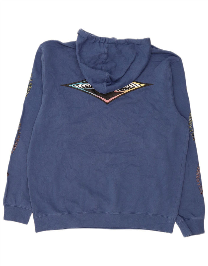 Billabong Herren-Kapuzenpullover mit Grafik, Größe L, Blau