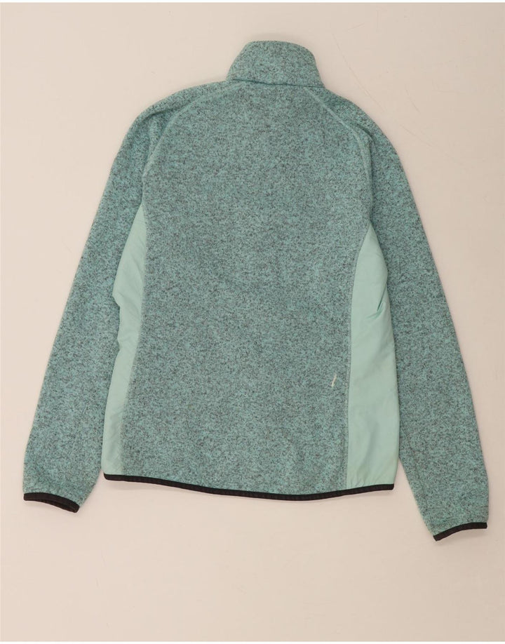 HELLY HANSEN Damen-Trainingsanzug-Oberteiljacke UK 14 Large Grüner Farbblock