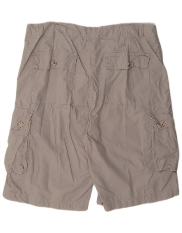 Marks & Spencer Herren Blue Harbor Cargo Shorts W38 XL Graue Baumwolle
