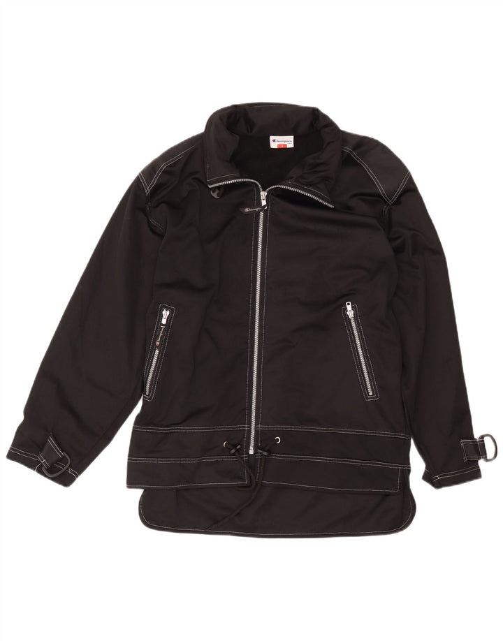 Champion Herren-Trainingsanzugoberteil mit Grafik, Größe S, Schwarz, Polyester