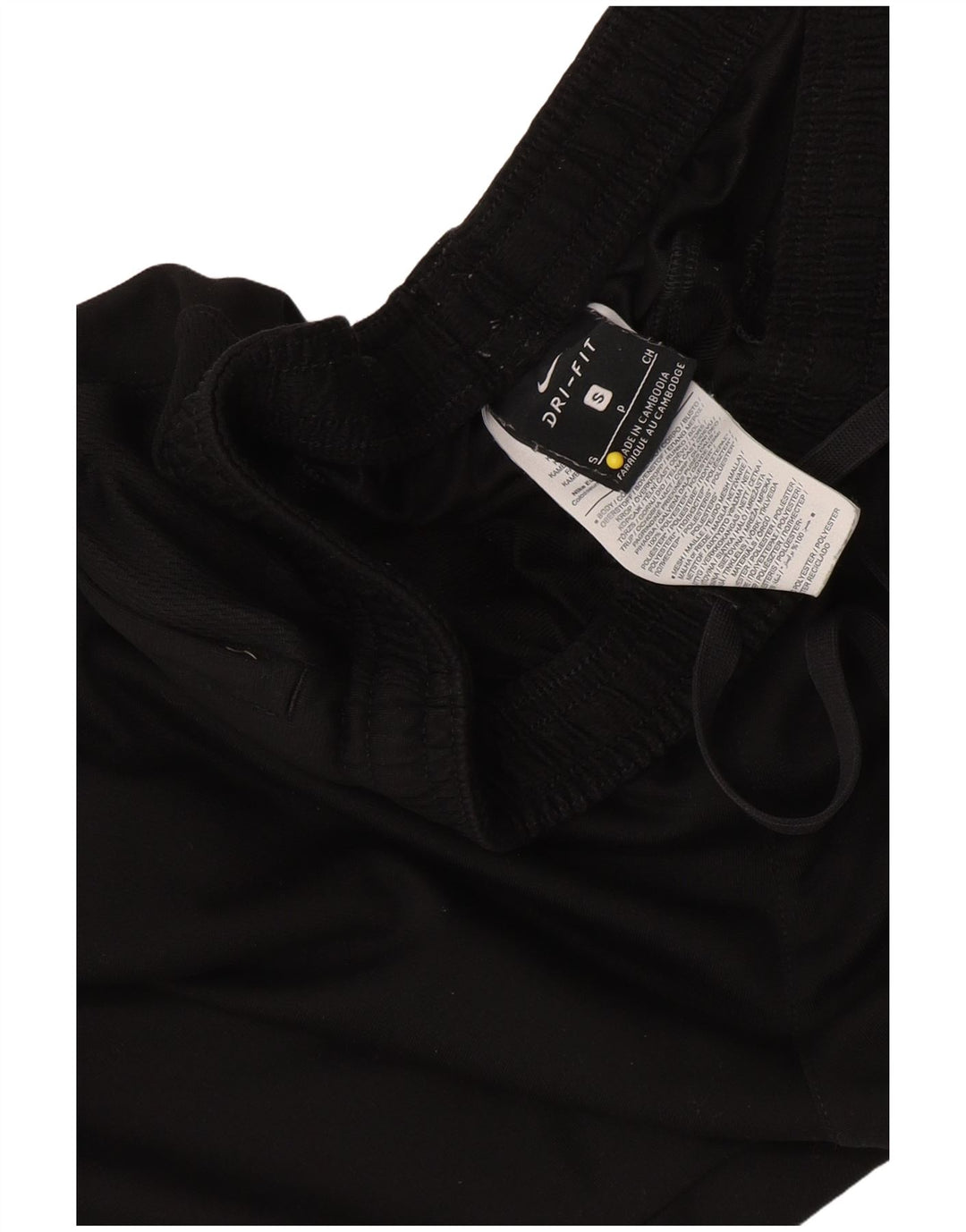 Nike Damen Dri Fit Graphic Trainingshose UK 8 Small Schwarz Polyester
