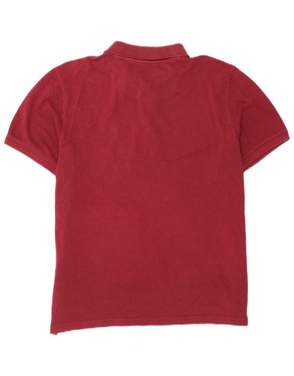 Pierre Cardin Herren-Poloshirt mit normaler Passform, XL, Burgunderrot, Baumwolle