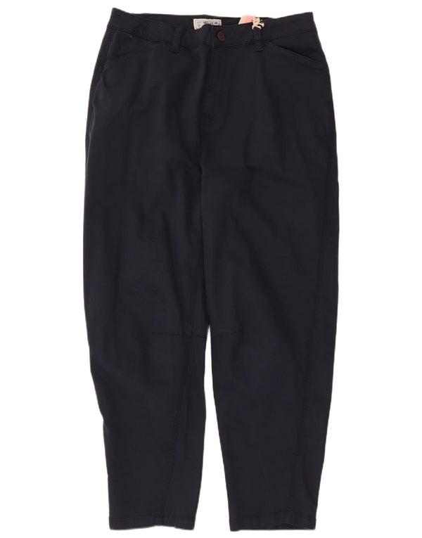Fat Face Damen Tapered Casual Hose UK 14 Large W34 L27 Marineblau