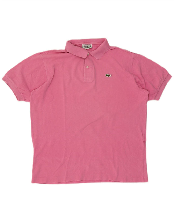 Lacoste Herren-Poloshirt, Größe 5, groß, Rosa