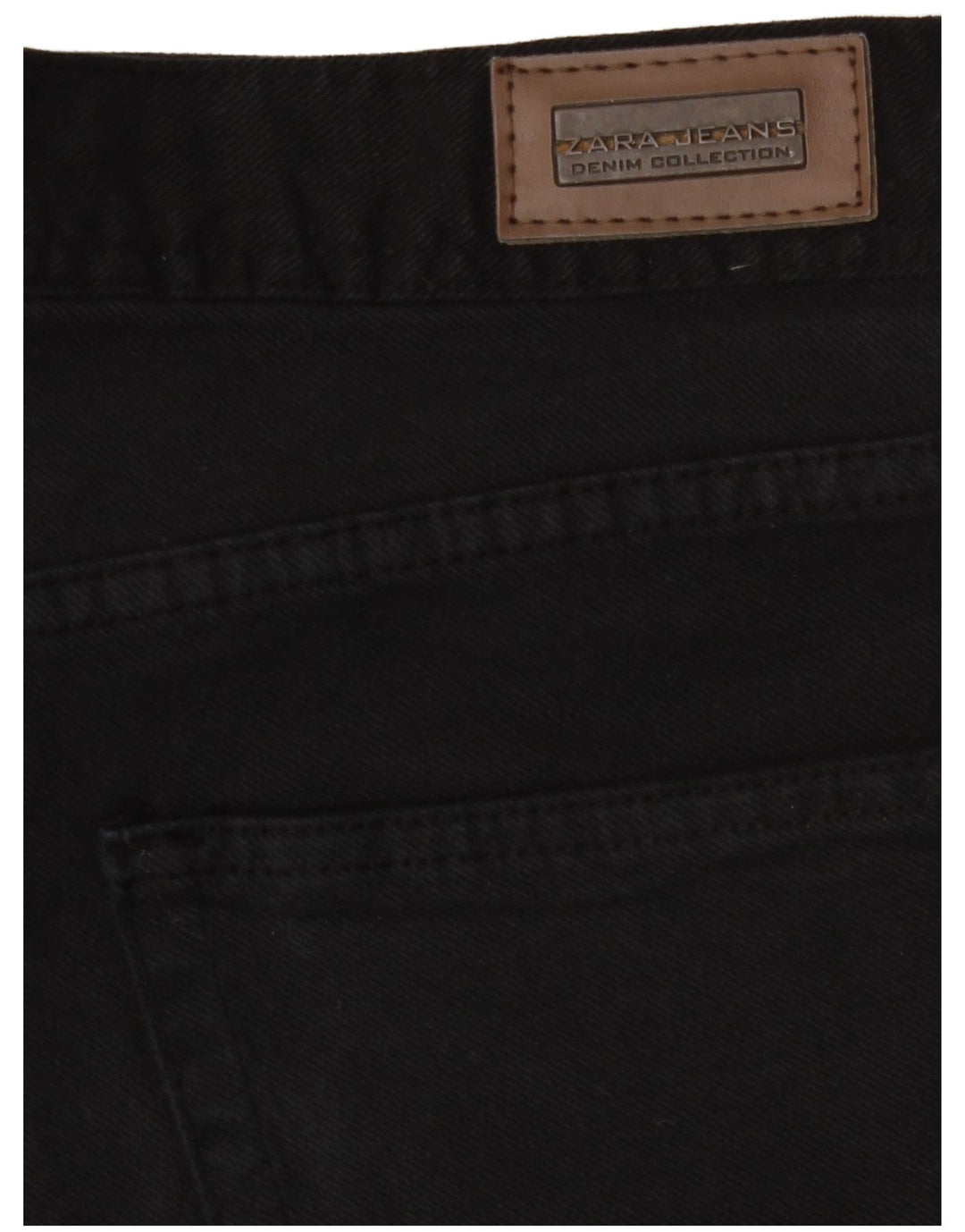 Zara Herren Slim Jeans W34 L33 Schwarze Baumwolle