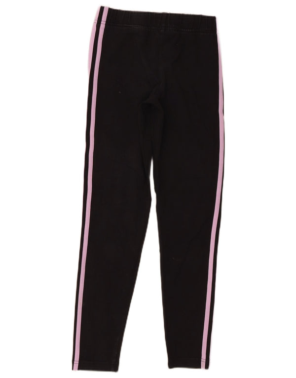 Adidas Girls Leggings 12-13 Years Black Cotton