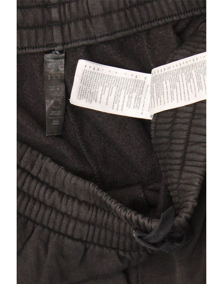 Adidas Herren Cargo-Trainingshose, Jogginghose, mittelschwarz, Baumwolle