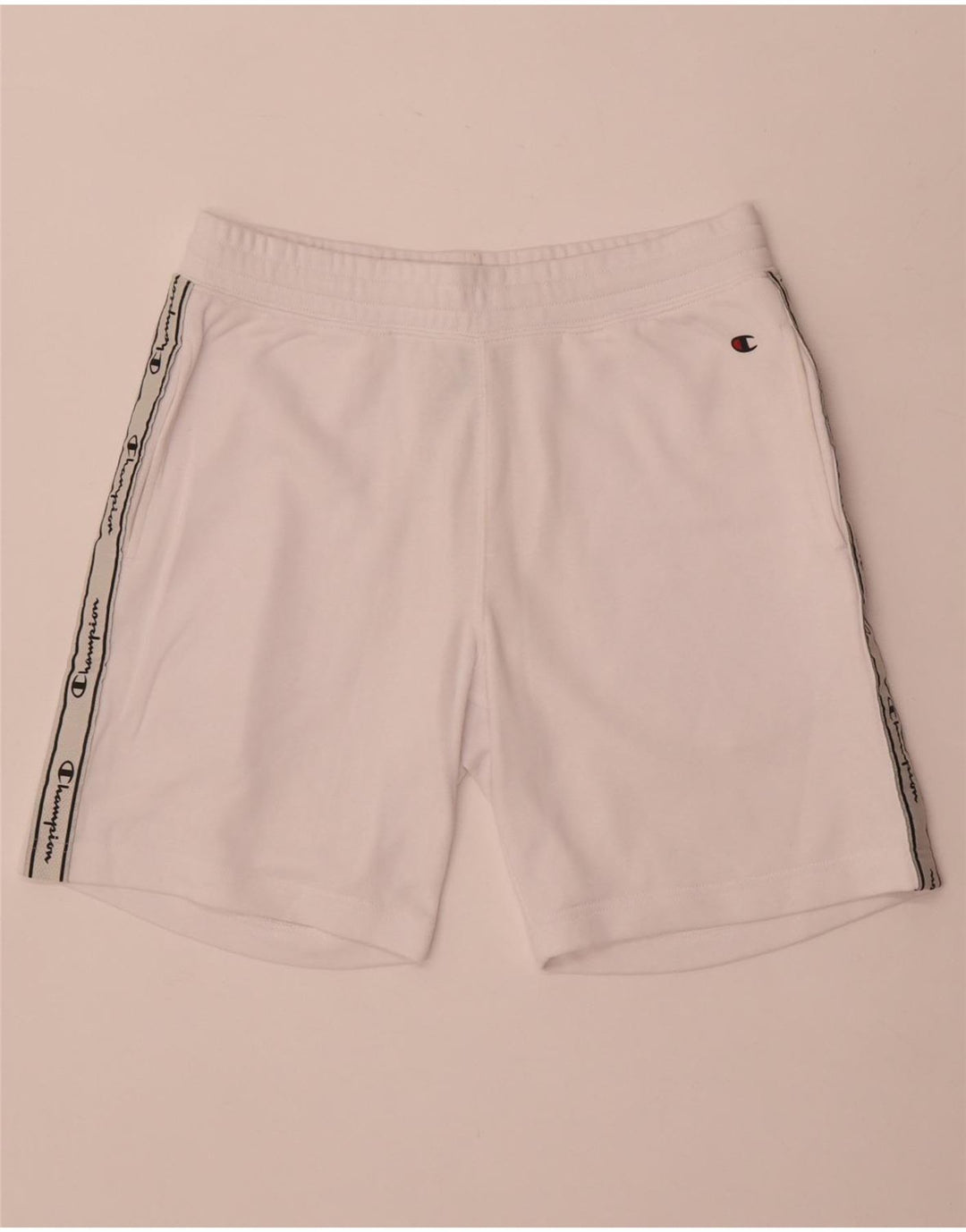 Champion Herren Graphic Sport Shorts Mittelweiße Baumwolle