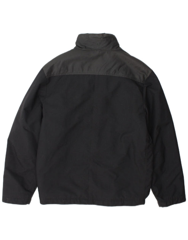 Adidas Herren Windjacke UK 36 Small Schwarz Colourblock Nylon