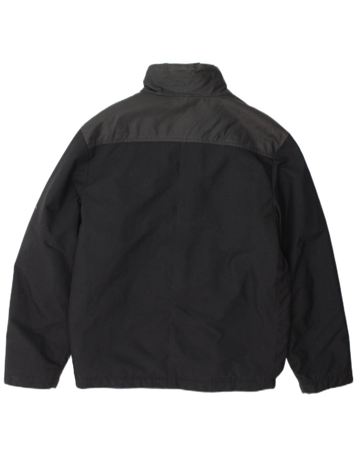 Adidas Herren Windjacke UK 36 Small Schwarz Colourblock Nylon