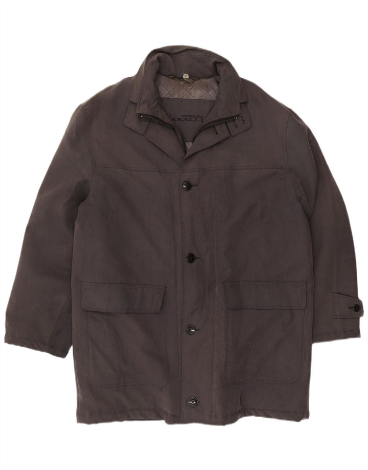 GIORGIO VARALLI Herren Windjacke IT 50 Large Grau
