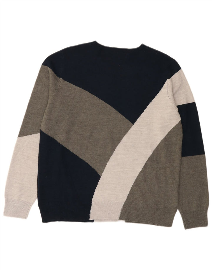 Marks & Spencer Damen-Pullover mit U-Boot-Ausschnitt, Gr. 14, Größe M, Mehrfarbig