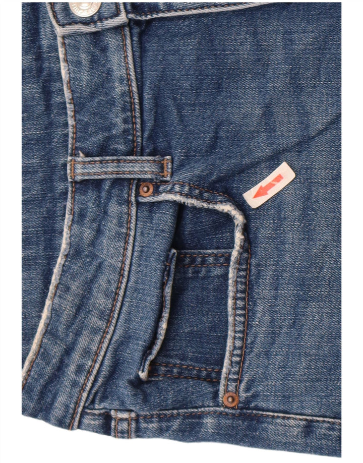 Marks & Spencer Damen Boyfriend-Jeansshorts UK 12 Medium W32 Blau