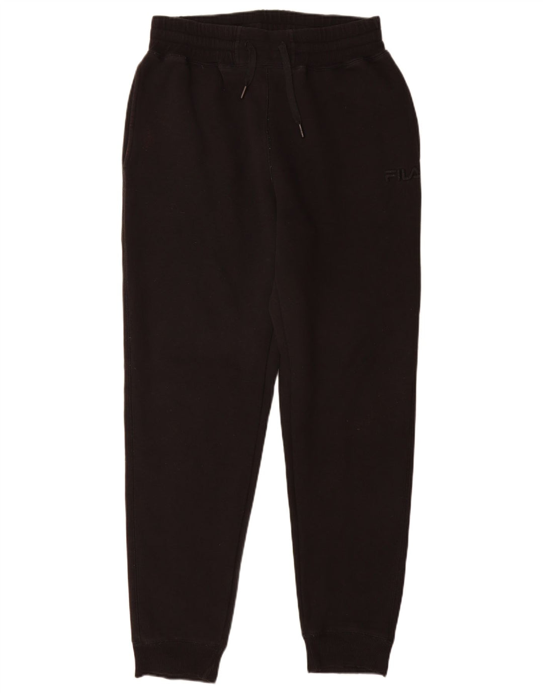 Fila Herren-Trainingshose, Jogginghose, Größe S, Schwarz, Baumwolle