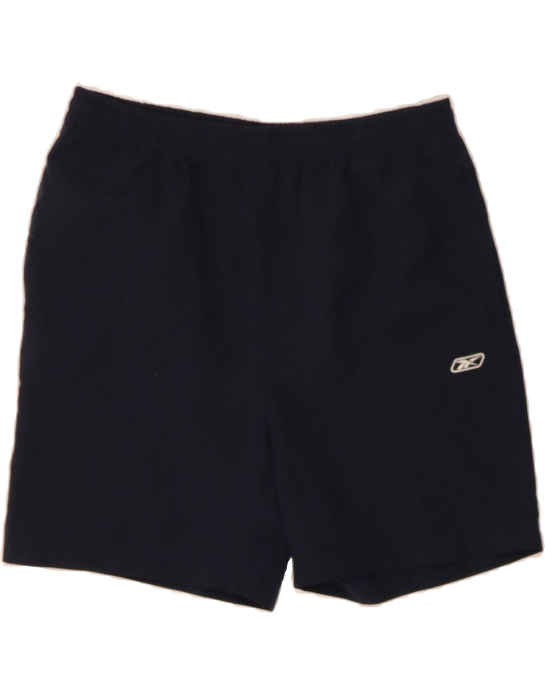 REEBOK Boys Sport Shorts 13-14 Years Large Navy Blue Polyester Vintage Reebok and Second-Hand Reebok from Messina Hembry 