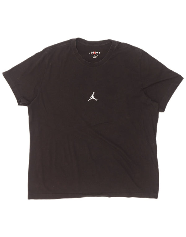 Jordan Herren Grafik T-Shirt Top XL Schwarz Baumwolle