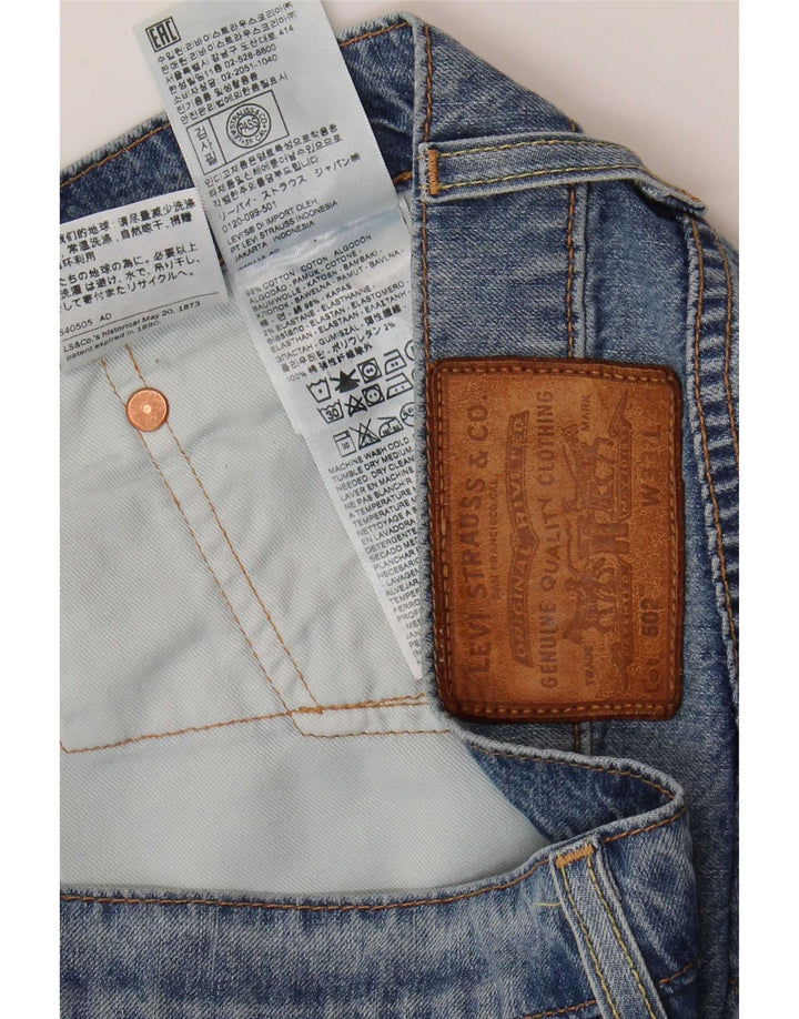 Levi's Herren 502 Tapered Jeans W33 L32 Blaue Baumwolle