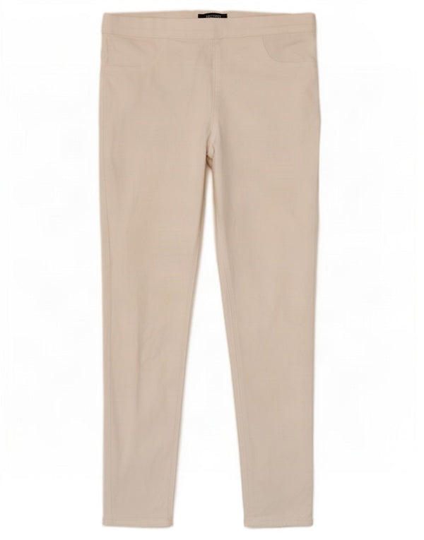 Marks & Spencer Damen Slim Casual Hose UK 12 Medium W32 L27 Weiß
