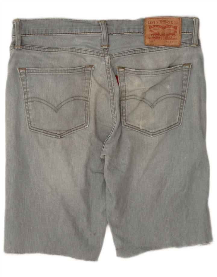 Levi's Herren 511 Slim Fit Denim Shorts W31 Mittelblaue Baumwolle
