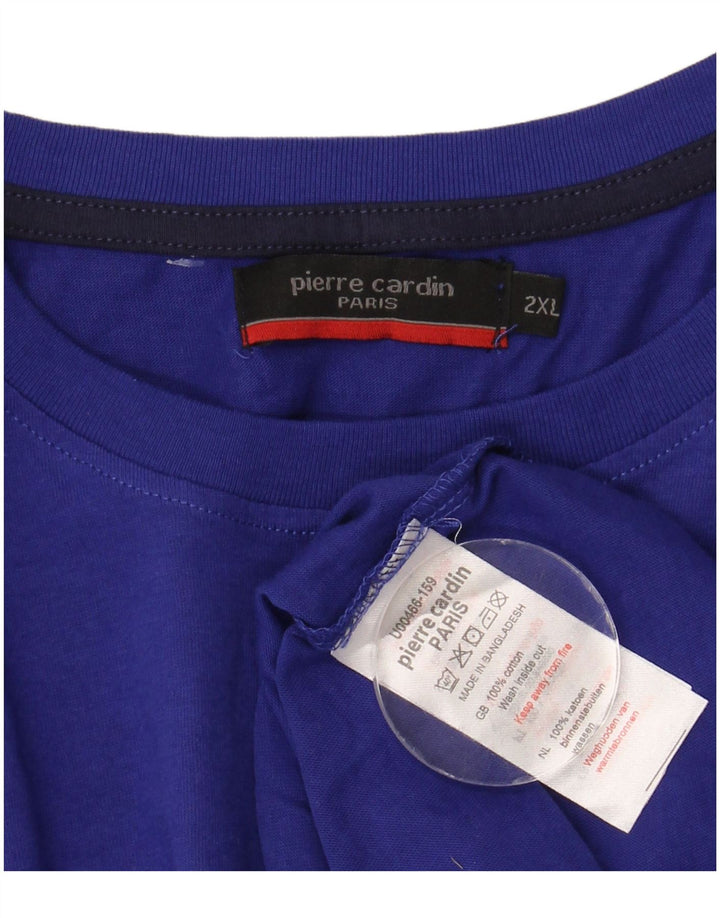 Pierre Cardin Herren Weste Top 2XL Blaue Baumwolle