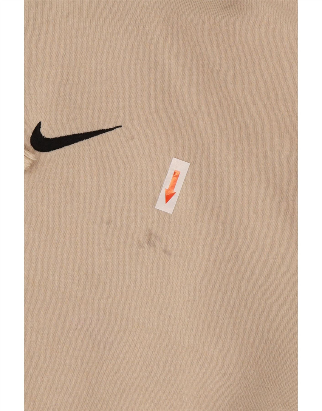 Nike Damen-Pullover mit übergroßem Kapuzenpullover, UK 14, mittelbeige Baumwolle