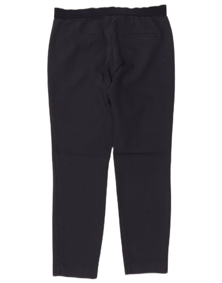 ZARA Slim Chino-Hose für Damen, Größe M, W28, L27, Marineblau, Baumwolle