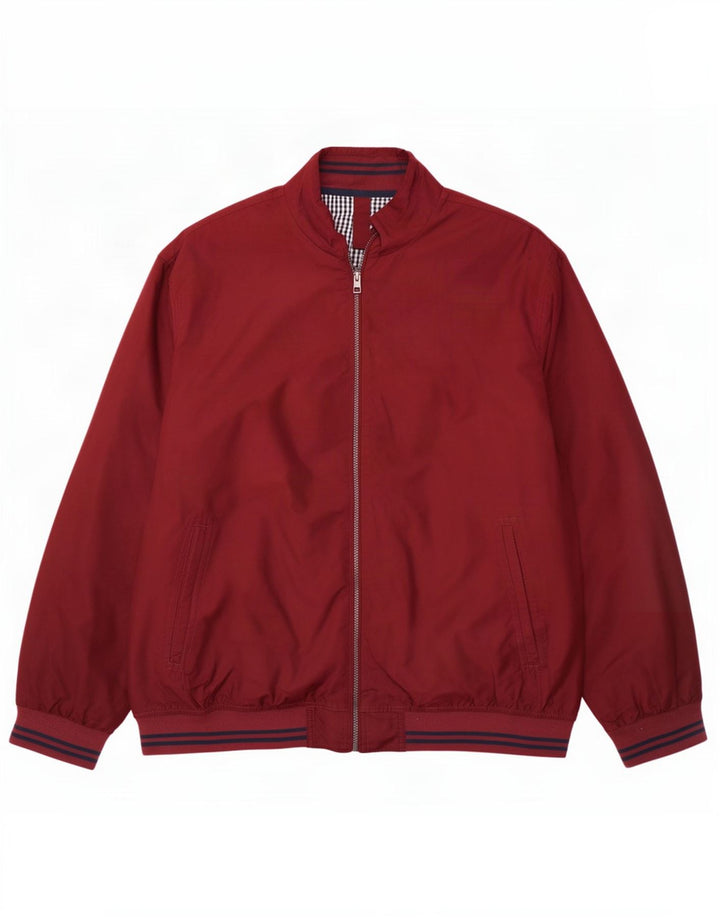 James Pringle Herren Bomberjacke UK 44 2XL Burgund Polyester