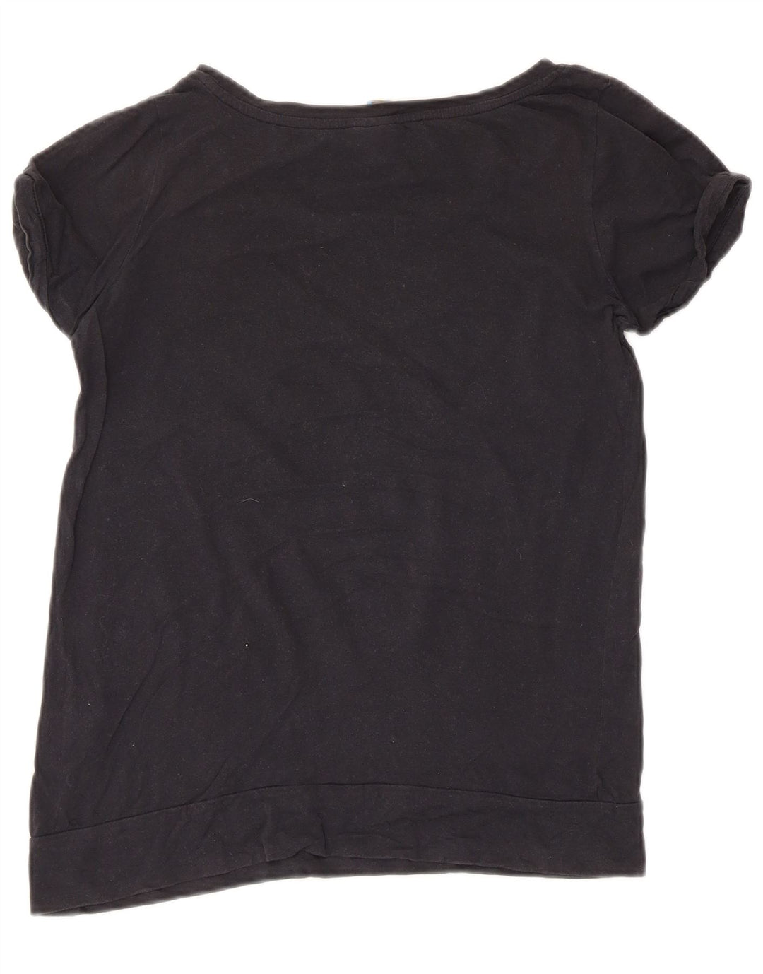 Roxy Womens Graphic T-Shirt Top UK 12 Medium Schwarz
