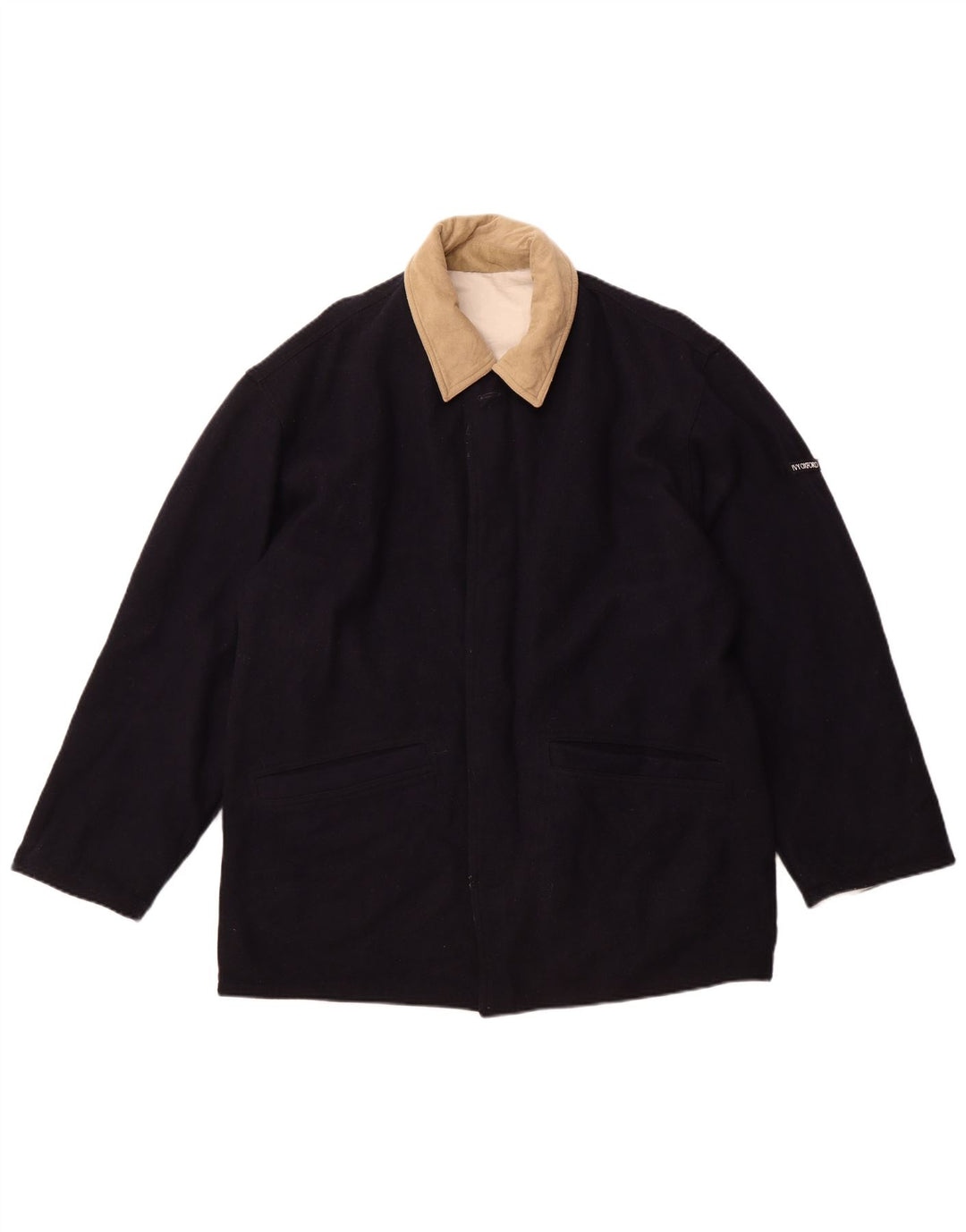 IVY OXFORD Herren Windjacke UK 42 XL Marineblau Baumwolle