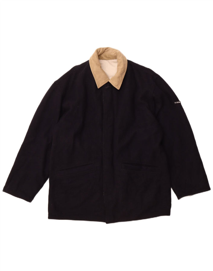 IVY OXFORD Herren Windjacke UK 42 XL Marineblau Baumwolle