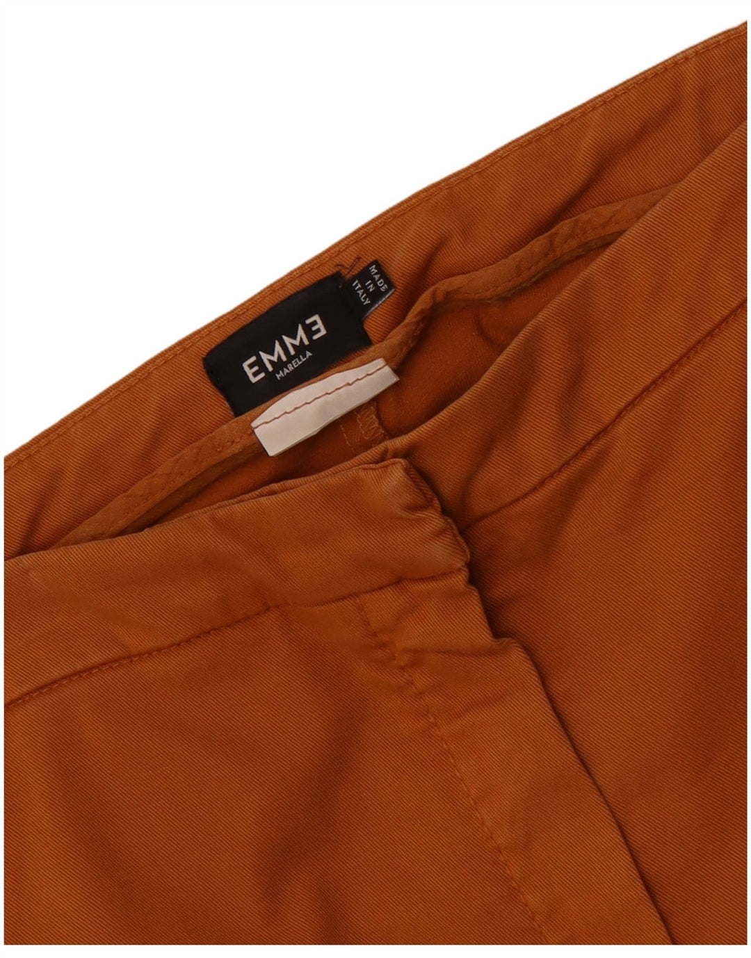 Marella Damen EMME Bootcut Chino Hose W30 L26 Orange