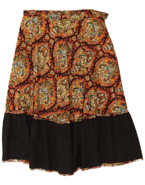 Vintage Damen A-Linienrock W30 Medium Mehrfarbig Paisley