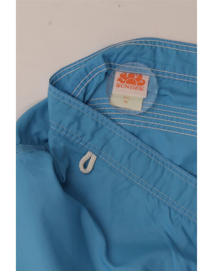 Sundek Herren-Badeshorts, groß, aus blauem Nylon