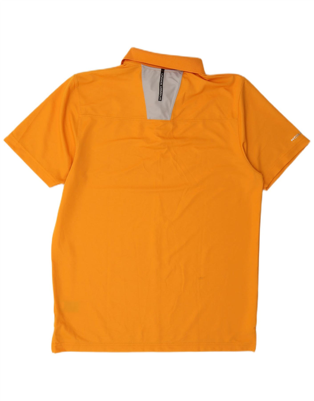 Under Armour Herren-Poloshirt, großes orangefarbenes Polyester