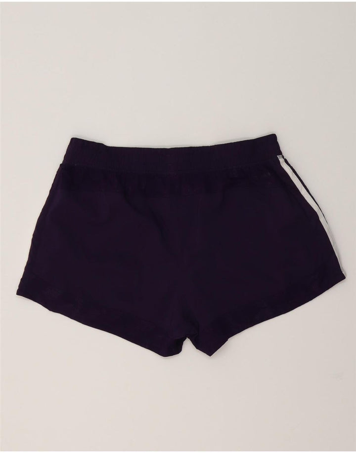 ADIDAS Damen Climalite Sport Shorts UK 12/14 Mittellila Polyester