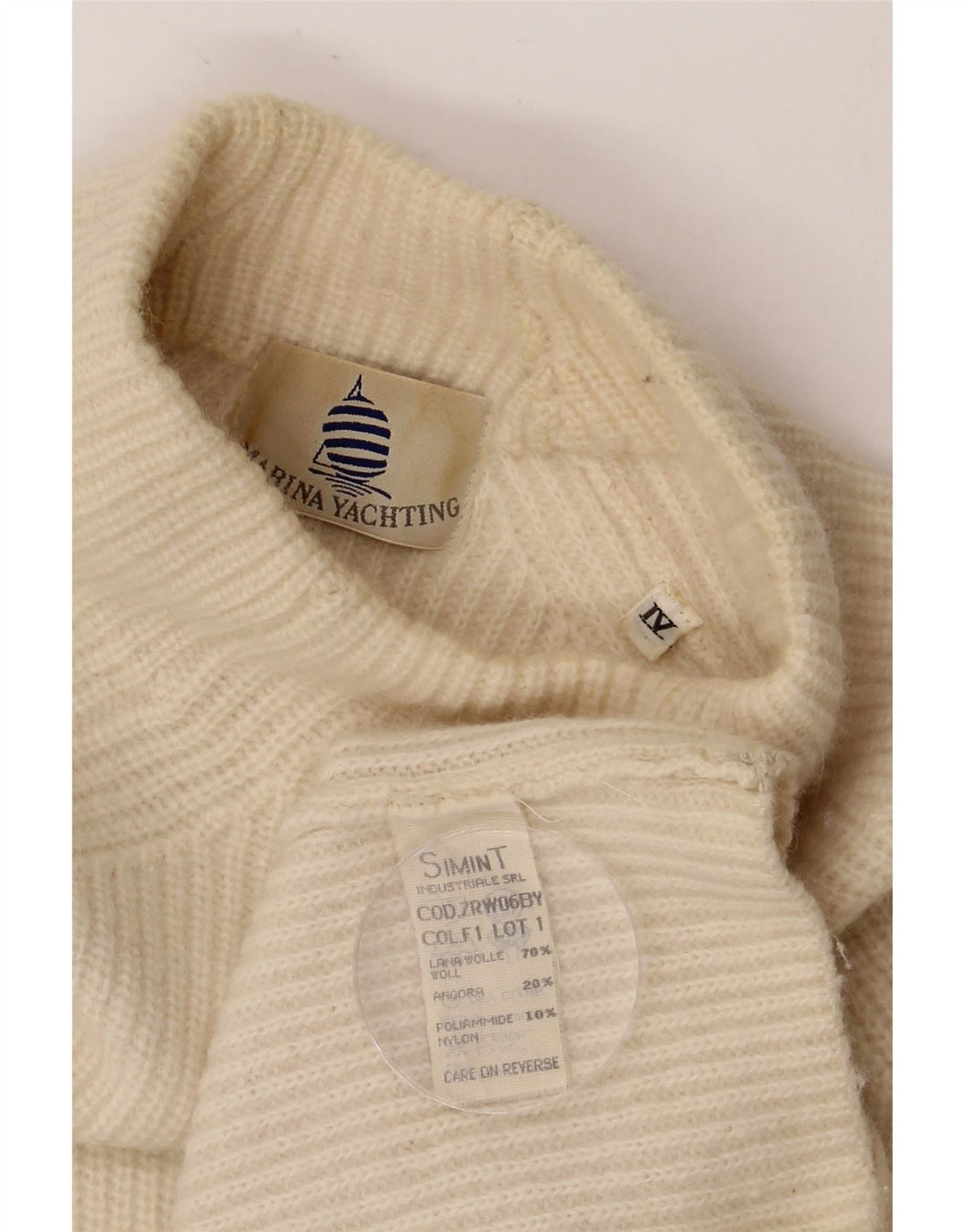 MARINA YACHTING Herren-Pullover mit Rollkragen, groß, beige Wolle