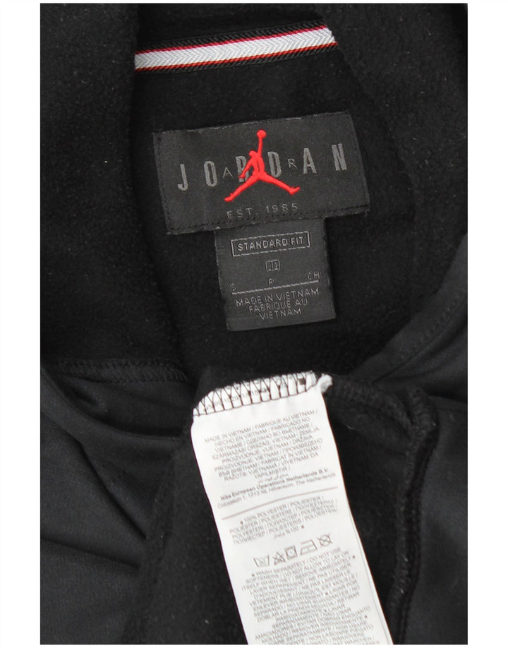 Jordan Herren-Kapuzenpullover mit Standard-Passform, Größe S, Schwarz, Polyester