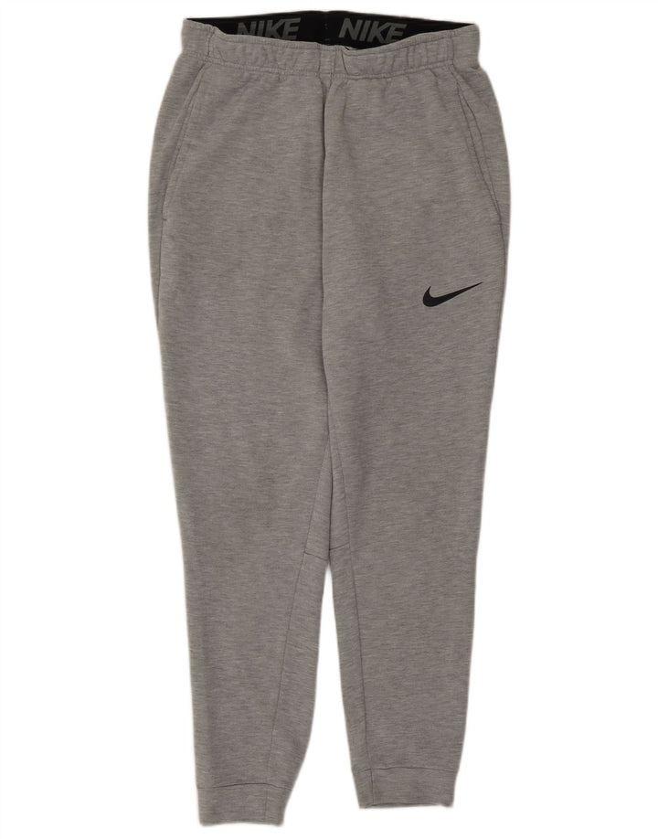Nike Damen Trainingshose Jogger UK 10 Small Grau Polyester