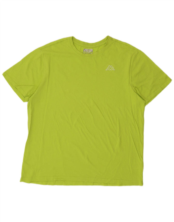 Kappa Herren T-Shirt Top 2XL Grüne Baumwolle