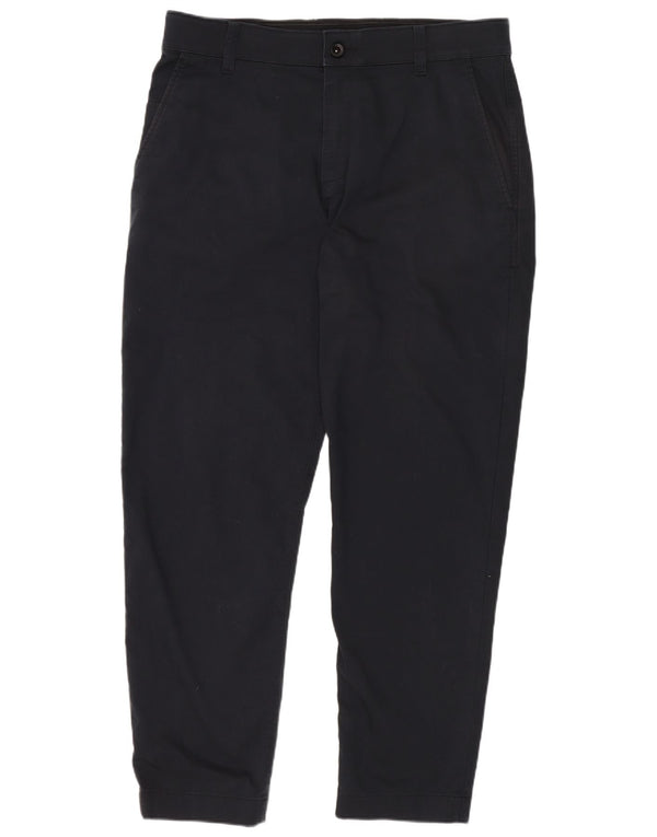 Nike Herren Dri Fit Crop Standard Chino Hose W32 L26 Schwarz Baumwolle