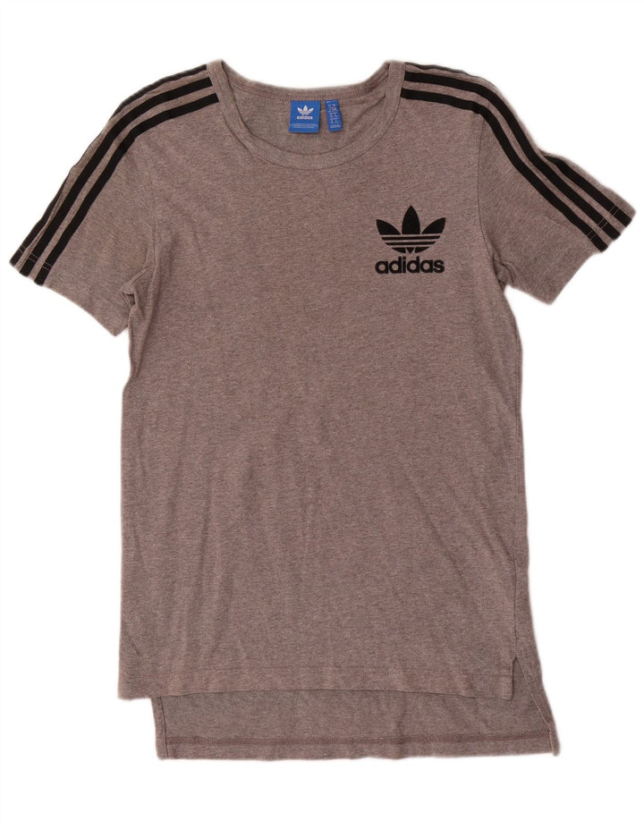Adidas Herren T-Shirt Top XS Grau Baumwolle