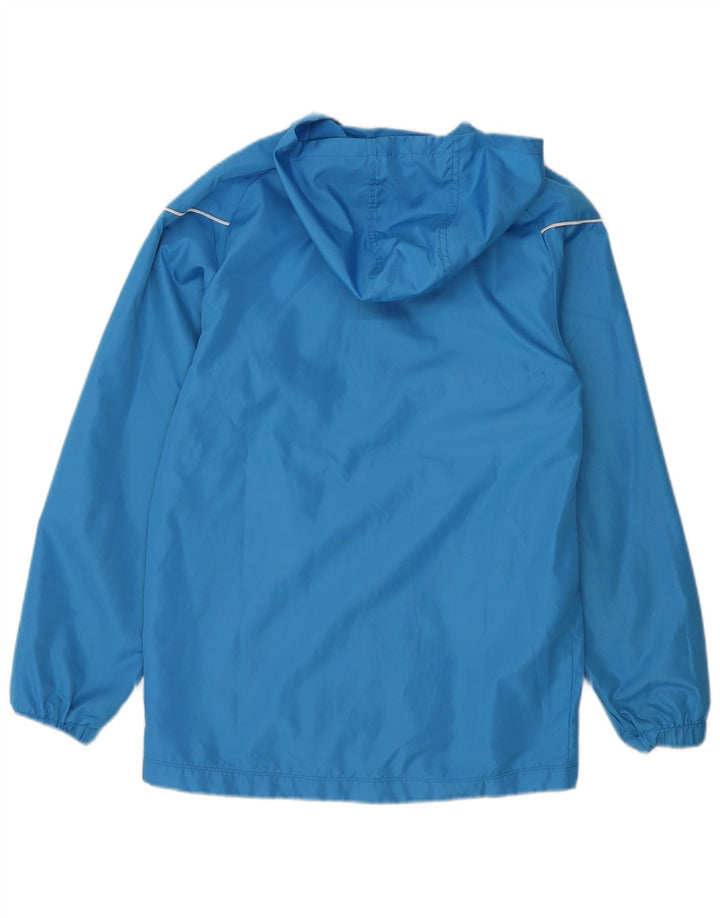 UMBRO Jungen-Trainingsanzug mit Kapuze, Oberteil, Jacke, 13–14 Jahre, XL, blaues Polyester