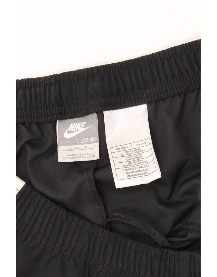 Nike Damen Capri-Trainingshose, US 12/14, Größe L, Schwarz, Farbblock