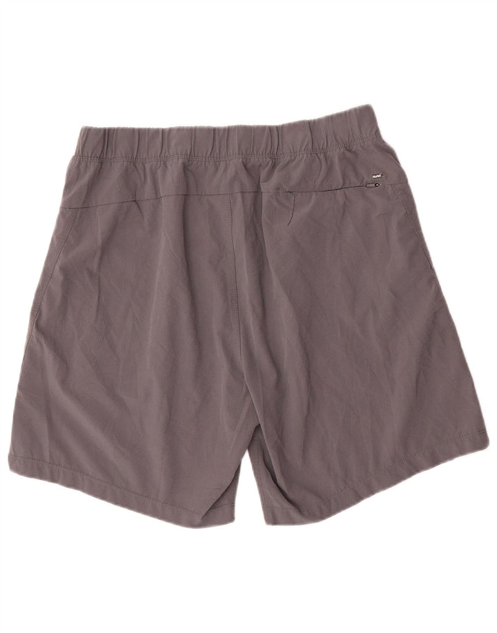 HURLEY Herren-Sportshorts, groß, graues Polyester