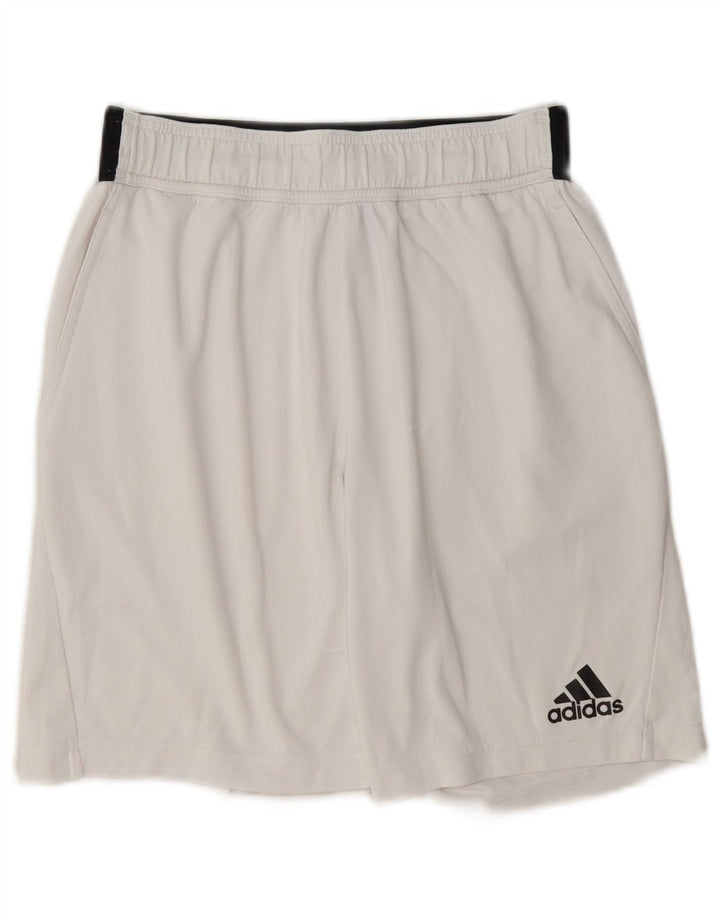 Adidas Herren Climachill Sport Shorts Small Weiß Colourblock Polyester