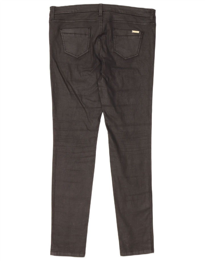 Massimo Dutti Damen Skinny Hose EU 42 Large W32 L30 Schwarz