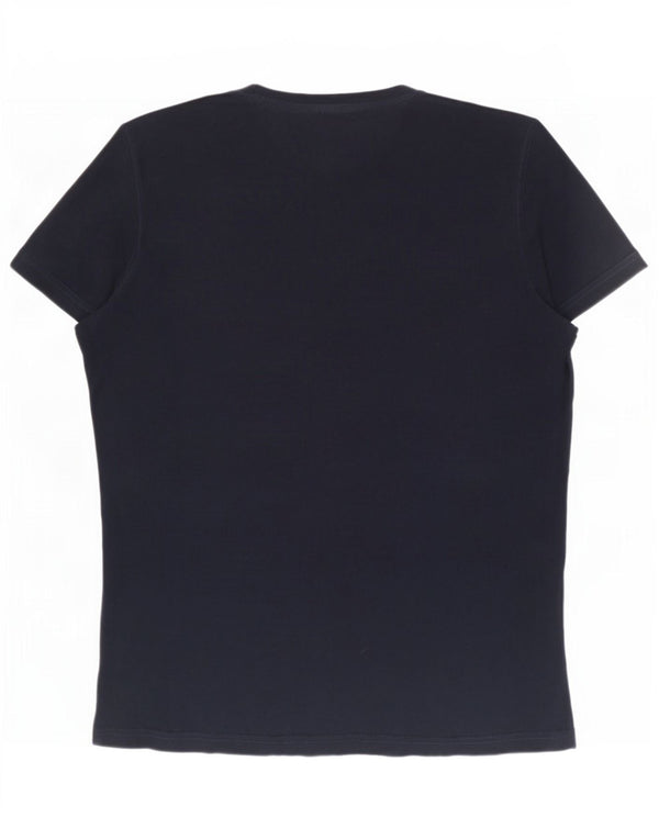 Tommy Hilfiger Herren-T-Shirt mit Grafik, groß, marineblau, Baumwolle