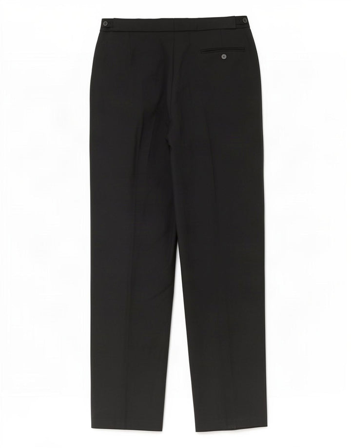 Gerade Herren-Anzughose von Marks & Spencer, W34, L35, Schwarz, Polyester